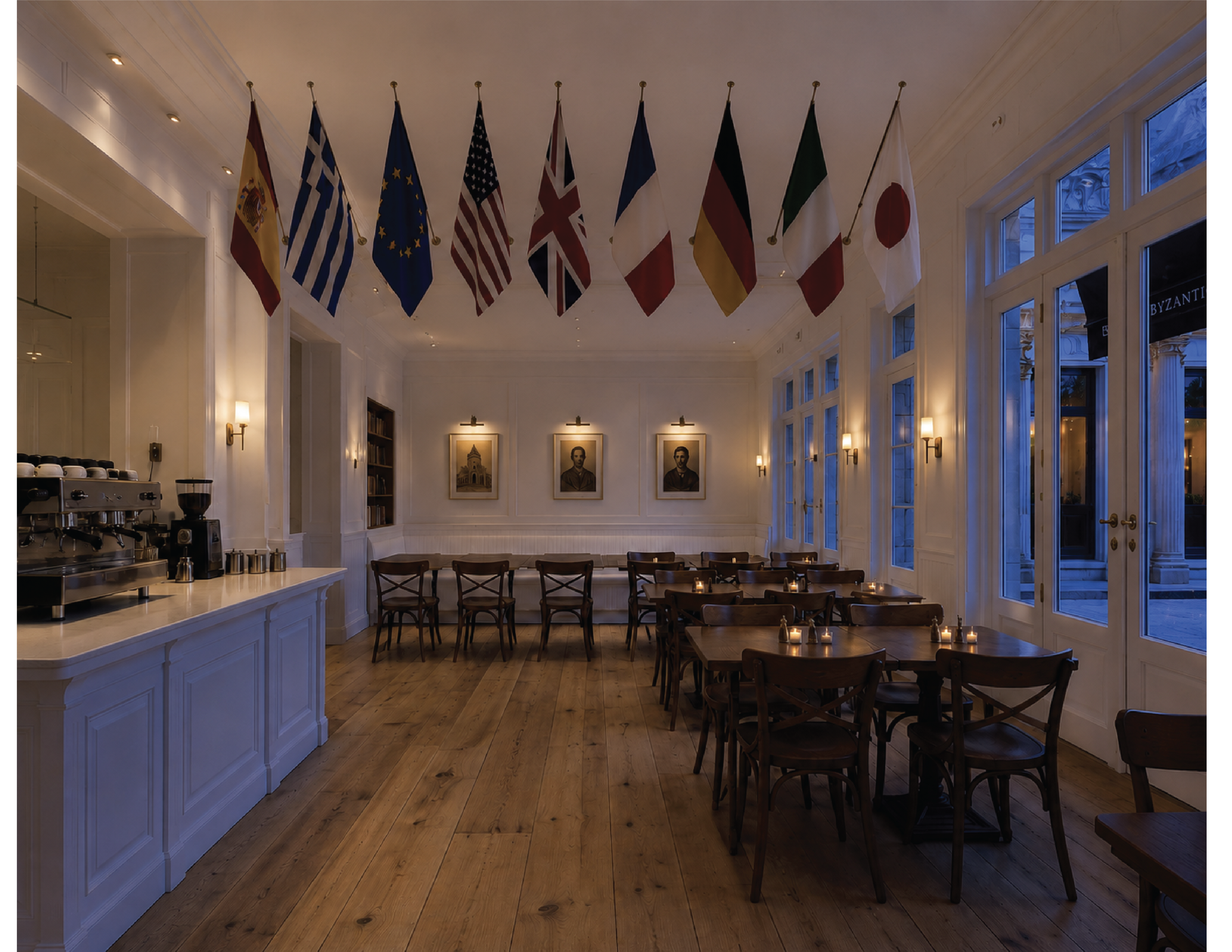 Civic hospitality interior